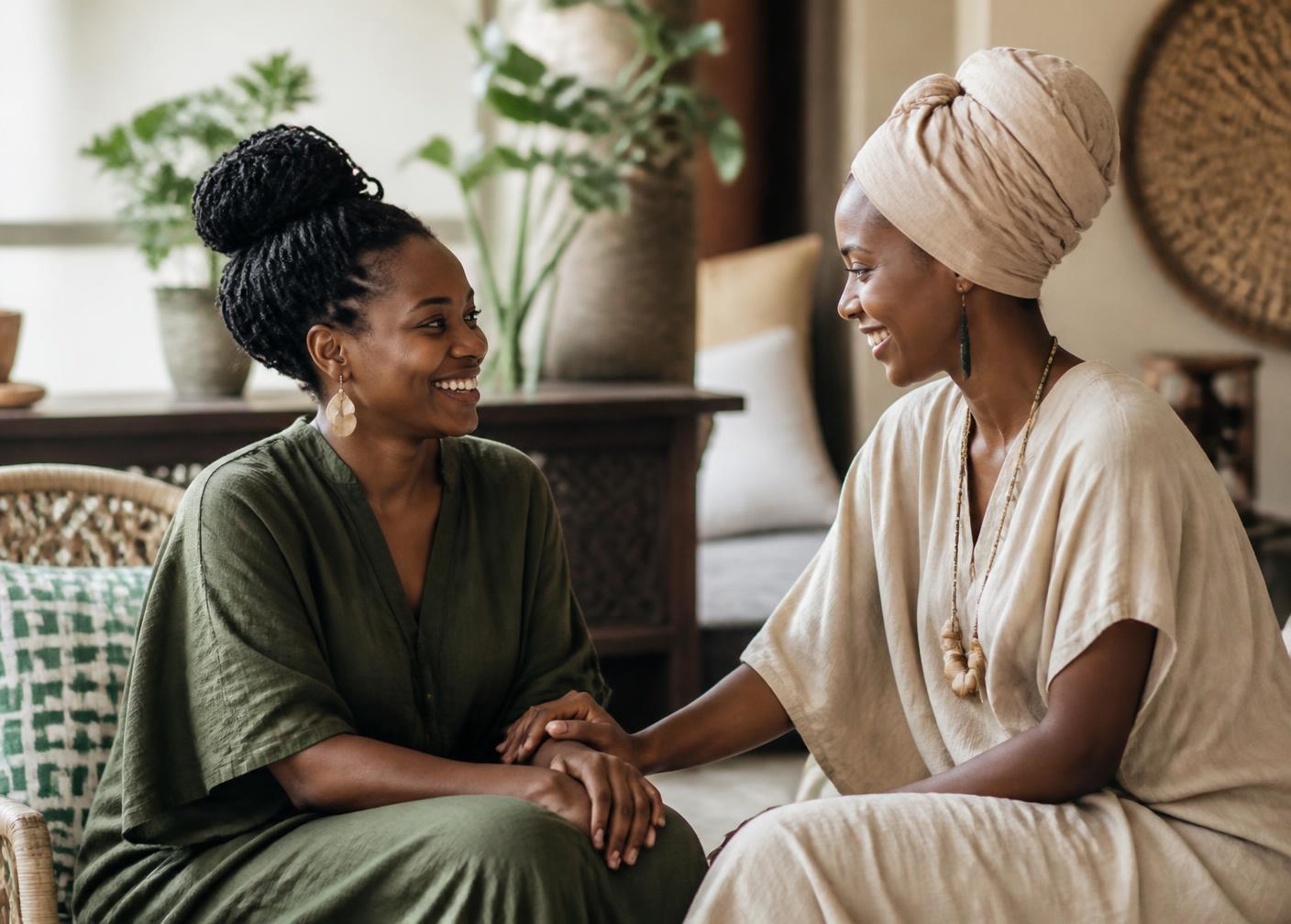 A supportive wellness conversation